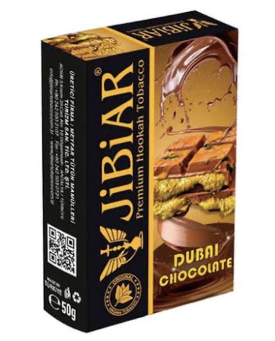 Jibiar Dubai Chocolate - 50g Pack